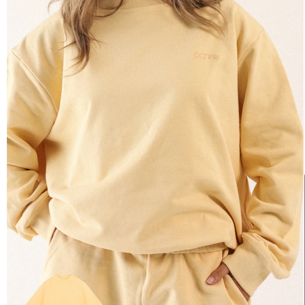 PARKE Embroidered Mockneck Sweatshirt